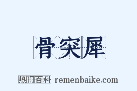 骨突犀是什么意思的图片